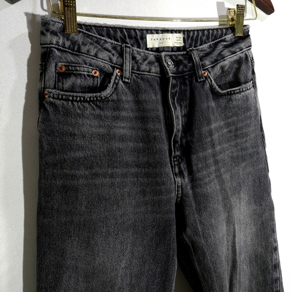 Topshop | Classic Black Women's Mom Jeans - Picture 2 of 10